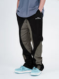 Men's Retro Color Block Casual Jogger Pants