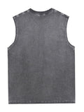 Men's Retro Distressed Street Style Casual Vest