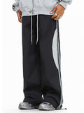 Men's Contrast Stripe Sports Straight Leg Pants