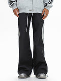 Men's Contrast Stripe Sports Straight Leg Pants