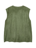 Men's Plain Casual Sports Loose Vest