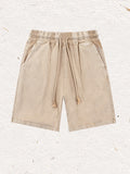 Men's Retro Washed Distressed Shorts