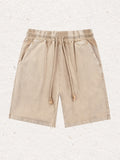 Men's Retro Washed Distressed Shorts