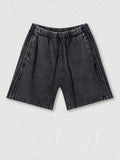 Short de sport délavé vintage pour hommes