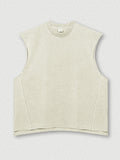 Men's Vintage Washed Distressed Slit Vest