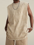 Men's Plain Casual Loose Vest