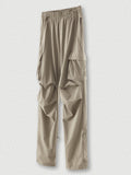 Men's Pleated Drawstring Quick Dry Cargo Pants