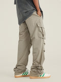 Men's Pleated Drawstring Quick Dry Cargo Pants