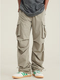 Men's Pleated Drawstring Quick Dry Cargo Pants