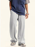 Men's plain loose sweatpants Wide Leg Pants