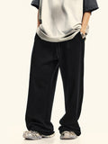 Men's plain loose sweatpants Wide Leg Pants