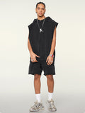 Men's Loose Hooded Sports Vest