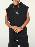 Men's Loose Hooded Sports Vest