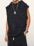 Men's Loose Hooded Sports Vest