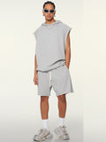 Men's Loose Hooded Sports Vest