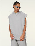 Men's Loose Hooded Sports Vest