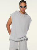 Men's Loose Hooded Sports Vest