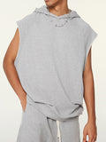 Men's Loose Hooded Sports Vest