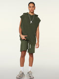 Men's Loose Hooded Sports Vest