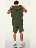 Men's Loose Hooded Sports Vest