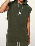 Men's Loose Hooded Sports Vest