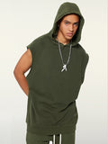 Men's Loose Hooded Sports Vest