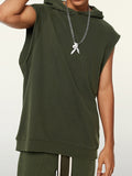 Men's Loose Hooded Sports Vest