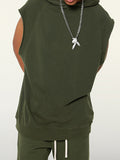 Men's Loose Hooded Sports Vest