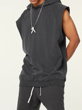 Men's Loose Hooded Sports Vest