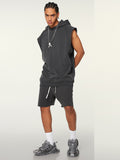 Men's Loose Hooded Sports Vest