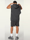 Men's Loose Hooded Sports Vest