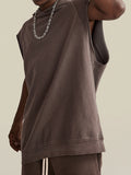 Men's Loose Hooded Sports Vest