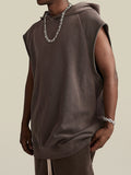 Men's Loose Hooded Sports Vest