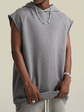 Men's Loose Hooded Sports Vest