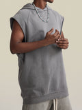 Men's Loose Hooded Sports Vest