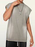 Men's Retro Washed Ombre Sport Vest