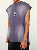 Men's Retro Washed Ombre Sport Vest