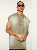 Men's Retro Washed Ombre Sport Vest