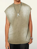 Men's Retro Washed Ombre Sport Vest