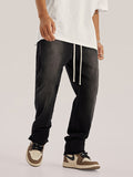 Men's Distressed Casual Loose Straight Leg Pants