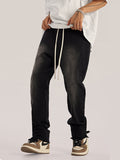 Men's Distressed Casual Loose Straight Leg Pants