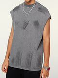 Men's Retro Distressed Loose Casual Vest