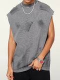 Men's Retro Distressed Loose Casual Vest