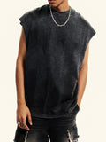 Men's Retro Distressed Loose Casual Vest