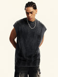 Men's Retro Distressed Loose Casual Vest