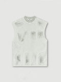 Men's Retro Distressed Loose Casual Vest