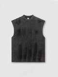 Men's Retro Distressed Loose Casual Vest