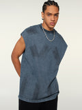 Men's Retro Distressed Loose Casual Vest