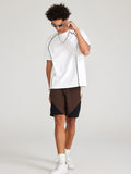 Men's Contrast Color Stitching Casual Sports Shorts