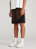 Men's Contrast Color Stitching Casual Sports Shorts